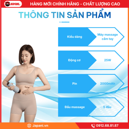 Thông Tin Chi Tiết về Máy Massage Bụng JAPANI MBCT-6183