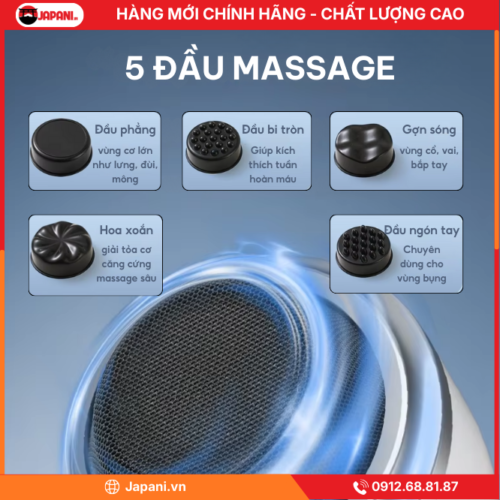 Hệ Thống Đầu Massage Đa Dạng