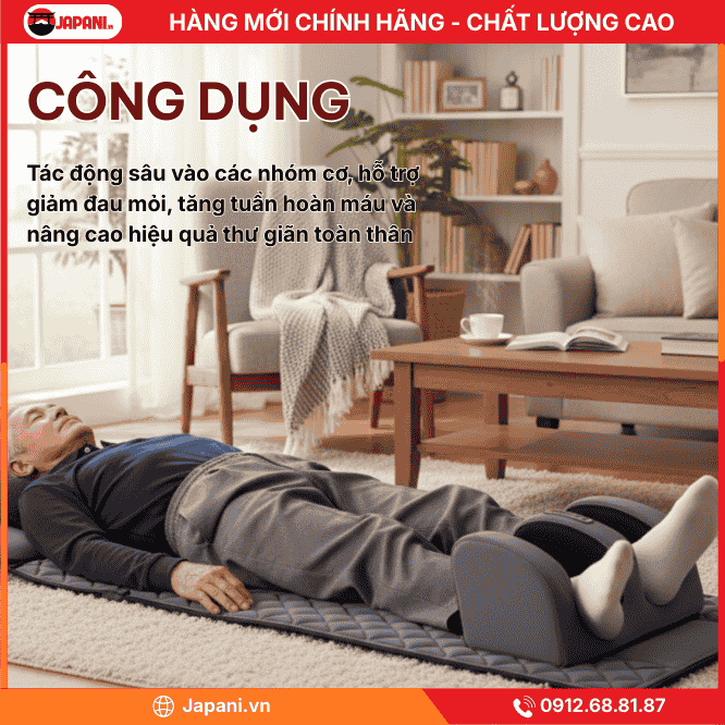 Thông tin sản phẩm nệm massage đa năng cao cấp JAPANI MDN-6237