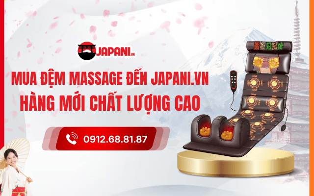 Mua nệm massage toàn thân JAPANI MDN-4337 chính hãng ở đâu?