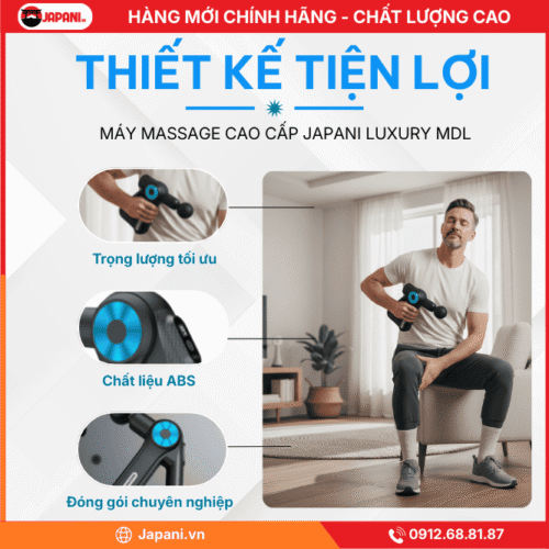 Thiết Kế Tiện Lợi Của Máy Massage Cao Cấp JAPANI LUXURY MDL-5973