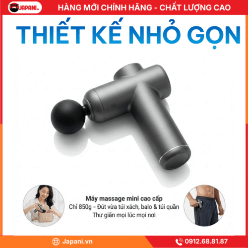 Thiết Kế Nhỏ Gọn, Tiện Lợi Máy Massage Mini JAPANI MMM-5726
