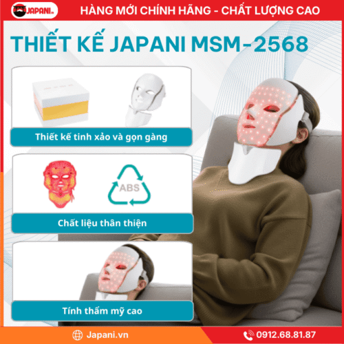 Thiết Kế Tiện Lợi Của Máy Massage Nâng Cơ Mặt JAPANI MSM-2568