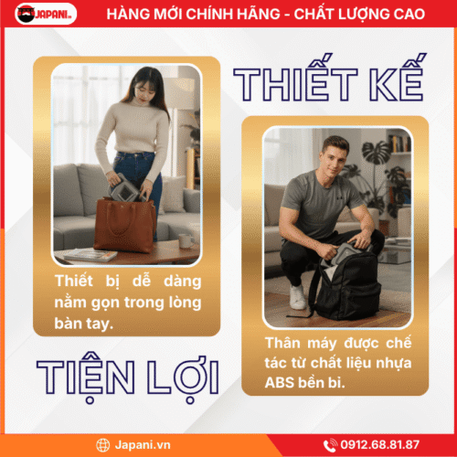 Thiết Kế Tiện Lợi Của Máy Đấm Lưng Cầm Tay JAPANI MDL-5312