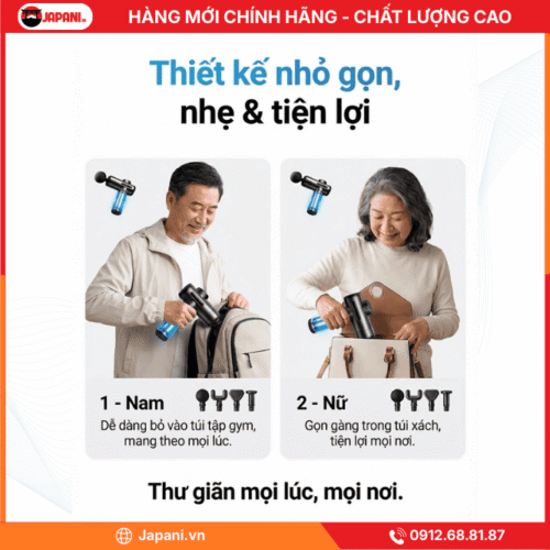 Thiết Kế Nhỏ Gọn, Tiện Lợi Máy Đấm Lưng Cầm Tay JAPANI MDL-5546