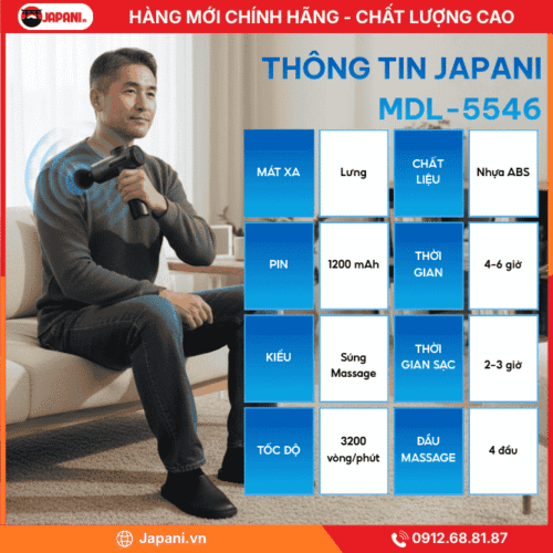 Thông Tin Chi Tiết Máy Đấm Lưng Cầm Tay JAPANI MDL-5546