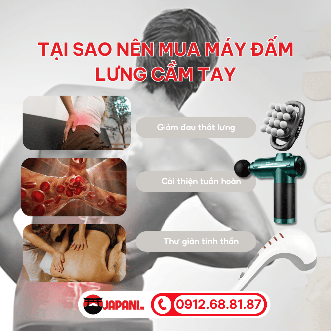 Tại sao nên mua máy đấm lưng cầm tay tốt nhất của JAPANI?