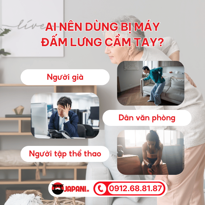 Ai nên dùng bị máy đấm lưng cầm tay?