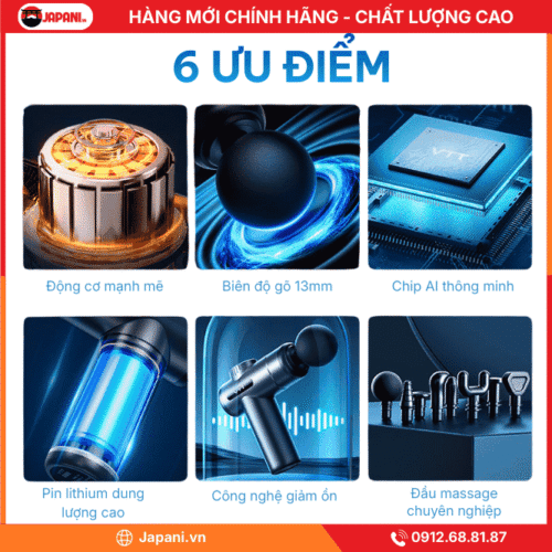 Ưu Điểm Nổi Bật Của Máy Đấm Lưng Cầm Tay JAPANI MDL-5546