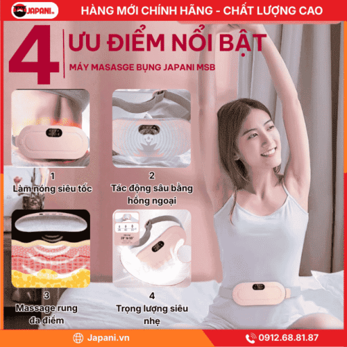 Ưu Điểm Nổi Bật Của Máy Massage Bụng JAPANI MSB-6013