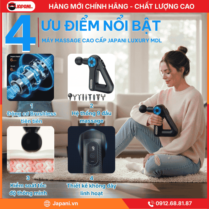 Ưu Điểm Nổi Bật Của Máy Massage Cao Cấp JAPANI LUXURY MDL-5973