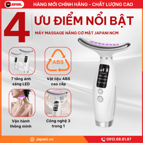 Ưu Điểm Nổi Bật Của Máy Massage Nâng Cơ Mặt JAPANI NCM-5984