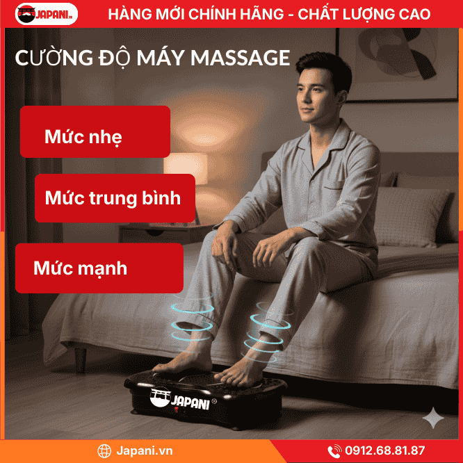 Cường Độ Máy Massage Chân JAPANI MSC