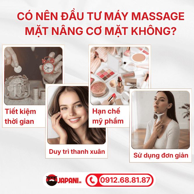 Có nên đầu tư vào máy massage mặt nâng cơ mặt không?