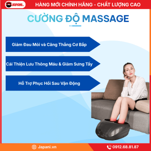 Cường Độ Máy Massage Chân và Bàn Chân JAPANI MSC-6319