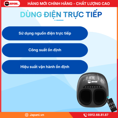 Hiệu Suất Vận Hành Ổn Định và An Toàn Của Máy Massage Chân JAPANI MSC-6319