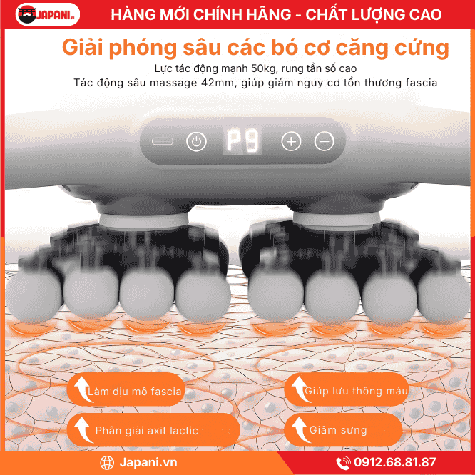 Thông tin máy massage cầm tay đa năng JAPANI MDN-6372