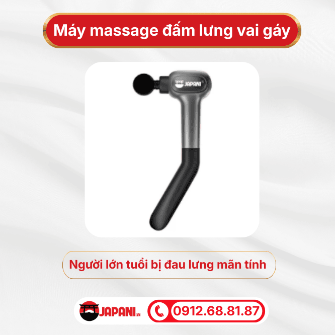 Máy massage đấm lưng và vai gáy chuyên sâu