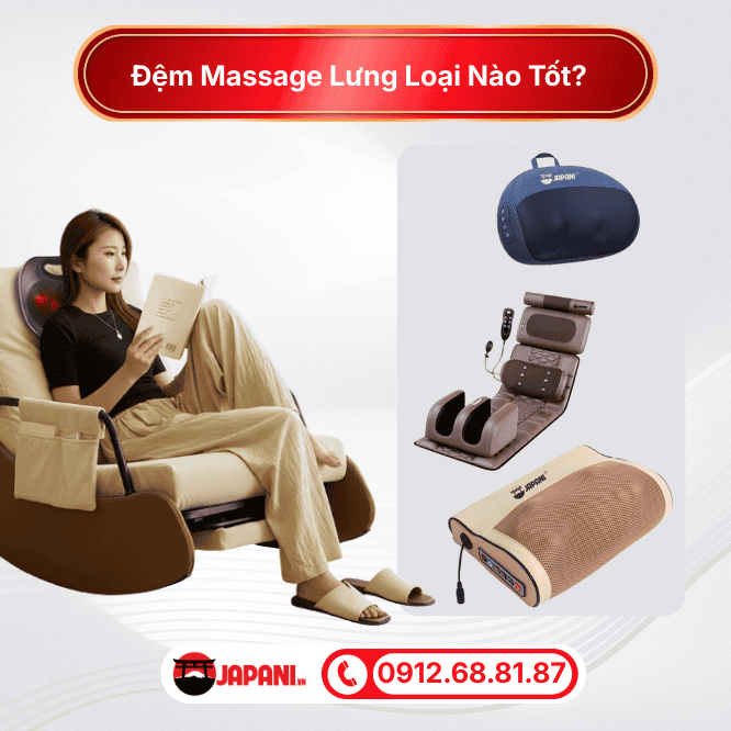 Đệm massage lưng và nệm massage toàn thân là gì?