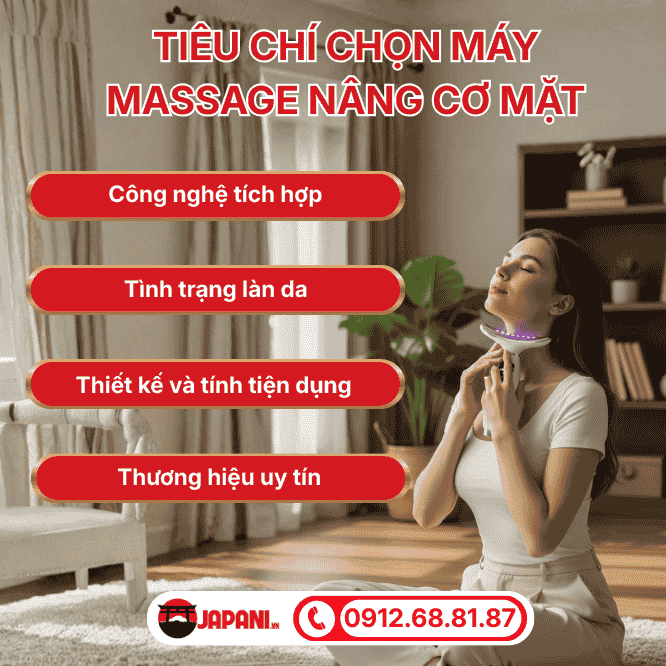 Tiêu chí chọn máy massage nâng cơ mặt loại nào tốt và phù hợp với da?