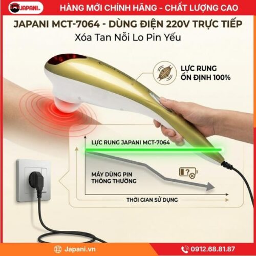 Thiết Kế Dùng Điện Trực Tiếp Tiện Lời Của JAPANI MCT-7064