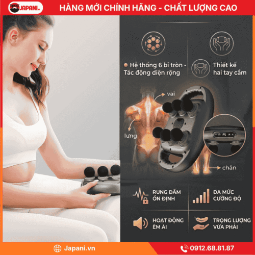 Ưu điểm nổi bật của máy massage cầm tay đa năng JAPANI MDN-7091