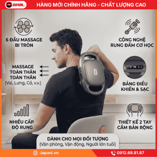 Thông tin máy massage cầm tay đa năng JAPANI MDN-7091