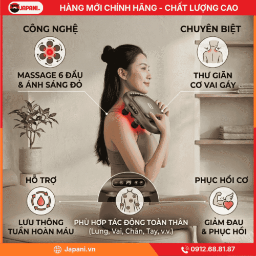 Thông tin máy massage cầm tay đa năng JAPANI MDN-7091