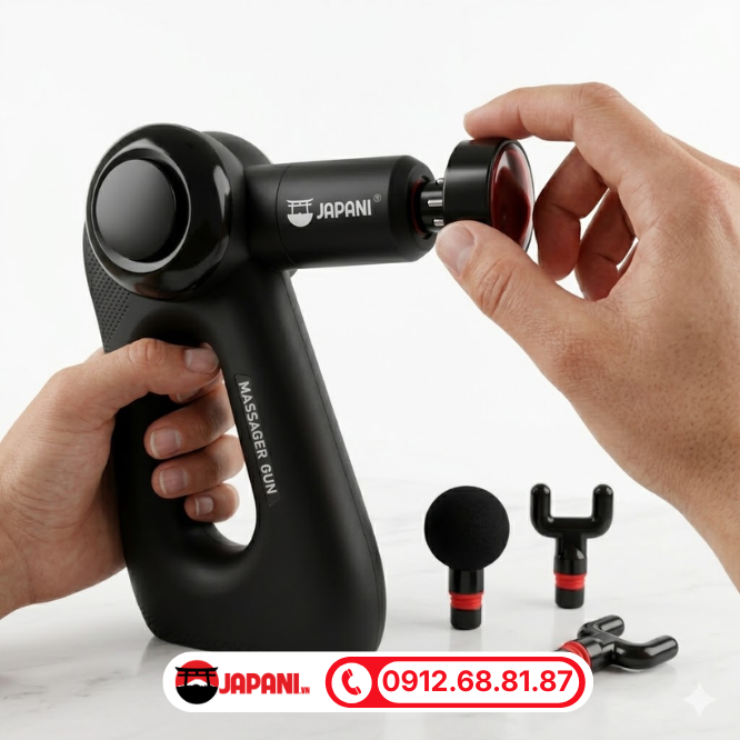 Hướng dẫn sử dụng & sạc pin m&aacute;y massage cầm tay JAPANI MCT-2434