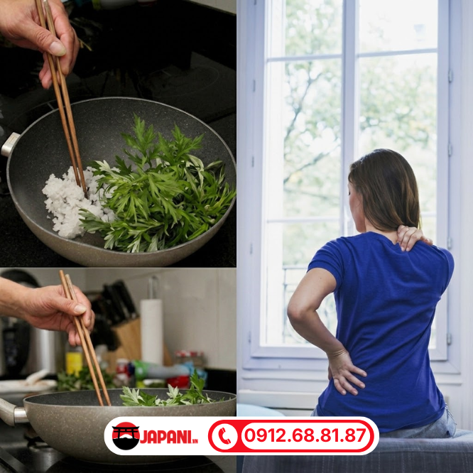 Hướng dẫn cách chườm ngải cứu giảm đau thắt lưng tại nhà