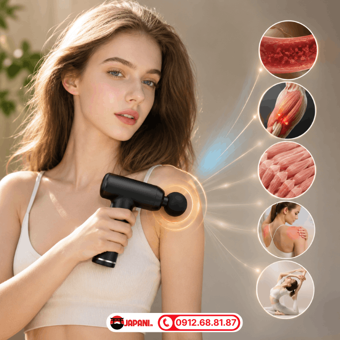súng massage mini cầm tay